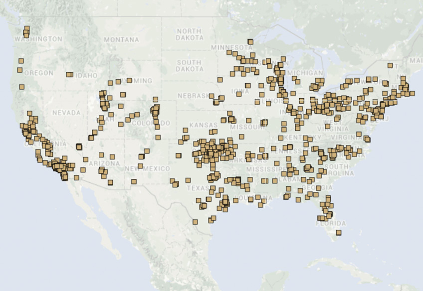 compressed natural gas map